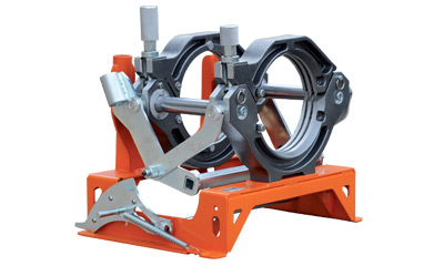 The RITMO RAM 26 is a manual butt fusion machine designed for HDPE, PP, PVDF, PB, and PVC pipes, capable of fusing pipe sizes from 2" IPS to 6" DIPS (63 mm – 200 mm). It features a semi-automatic locking device, digital temperature control, and extractable heating plates for precise and consistent welding. The machine is lightweight and compact, making it ideal for job sites requiring mobility and efficiency